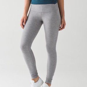 Lululemon light gray long leggings